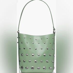 Kate Spade Crisp Sage Halo Studded Shoulder Bag